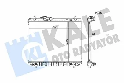 KALE 355600 Motor Su Radyatoru Terıos 1,3 00>05 Otomatık GM 1640087402