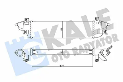 KALE 355670 Turbo Radyatoru Mıtsubıshı L200 2.4 Dıd 2015-> GM 1530A161, GM 1530A111, GM 6000605338, GM 1530A163