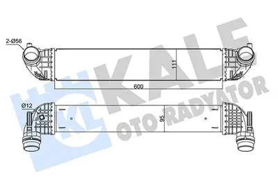 KALE 356085 Turbo Radyatörü GM 13356681, GM 39109103, GM 39185908