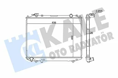 KALE 356200 Motor Su Radyatoru Mazda B2500 Bt50 06> Ford Ranger Manuel (537x377x60) GM 1378035, GM 3599738, GM 4050184, GM 4056285, GM 4061143, GM 4067926, GM 4094272, GM 4108890, GM 4143246, GM 4328191