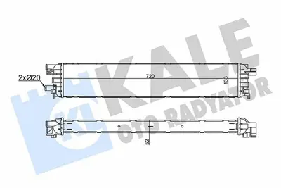 KALE 356335 Turbo Radyatörü GM 4G0145804A