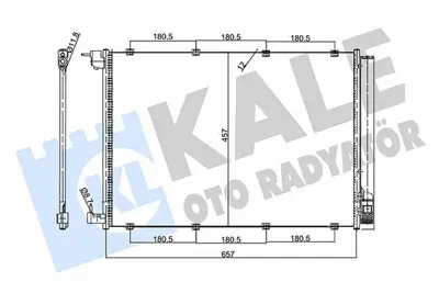 KALE 357735 Klima Radyatoru Mercedes Benz (C-Class) W205,C205,S205 14=> Cls C257 18=> (E-Class) W213,S213 16=> ( GM A0995002153