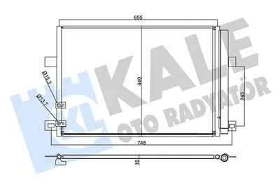 KALE 357810 Klima Radyatörü GM 2H0820411A