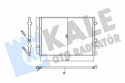 KALE 357845 Klima Radyatörü GM 97606C8200