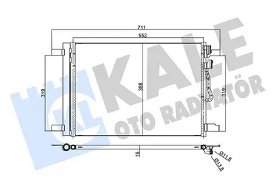 KALE 357965 Klima Radyatörü GM 5Q0816411AS