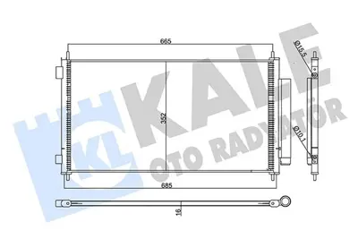 KALE 358075 Klima Radyatörü GM 80110SWWG01