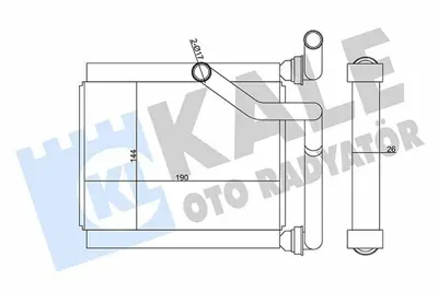 KALE 358605 Kalorıfer Radyatoru Honda Jazz 2002-> GM 79110SAAG02