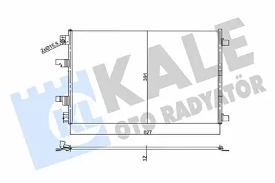 KALE 358755 Klima Radyatörü GM 92100-BB50A