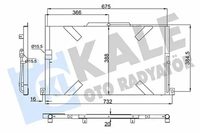 KALE 358765 Klima Radyatoru Defender L316 Td4 06>16 GM 1121672, GM 120329, GM 1203922, GM 1214516, GM 2M141671, GM 2M141671A, GM 2M141671B, GM 2M217580AA, GM 3G141015F, GM 3G141015G, GM 3G141015M, GM 3G141015N, GM 3G141015NX, GM 3L141015N, GM 3L141015P, GM 3L141015PX, GM 6F141015B, GM 6F141015BX, GM A5141671, GM A5141671A, GM A5141671D, GM A5141671E, GM A5141671F, GM YM217580AA, GM YM217580AB