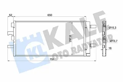 KALE 361280 Klima Radyatoru Bmw F40 F45 F46 F48 F39 Mını F55 F56 F57