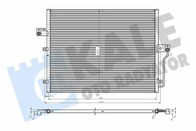 KALE 361360 Klima Radyatoru Subaru Forester 2.0d 2.0ı 2.0xt Awd 13=> Kurutucu Ile [brazıng Al Al] [693x315.1x16]