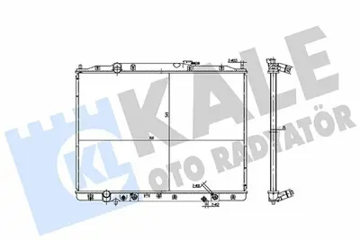 KALE 361925 Motor Su Radyatoru Honda Pılot 3.5 4wd 08=> (At) [brazıng] [549x768x26]