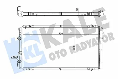 KALE 362735 Su Radyatörü GM 45024354501137