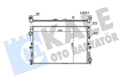 KALE 362745 Motor Su Radyatoru W205 14> S205 14> C205 15> A205 16> W213 16> C238 16> A238 17> GM A0995002203, GM RA0171080, GM 995002203, GM DRM17104, GM 8MK376908091, GM CR2100000P, GM PL413765, GM MS2728, GM 30012719, GM 627029