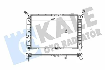 KALE 372200 Su Radyatörü GM 9644438696817344965365259653666996816483