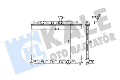 KALE 374300 Motor Su Radyatoru Rıo 1,5 Crdı Manuel Vıtes 2005> GM 253101G300