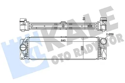 KALE 375640 Turbo Interkol Radyatoru Spr907 Om651 GM 9075011600, GM A9075011600