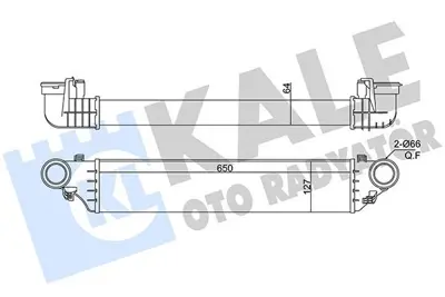 KALE 375690 Turbosarj Radyatoru W203 02>07 Cl203 03>08 S203 02>07 C209 02>09 A209 03>10