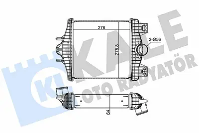 KALE 375720 Intercoler Range Rover Sport 14> Range Rover 13> 2.0-.3.0-4.4 GM LR036432