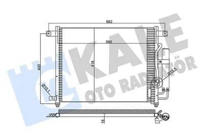 KALE 377000 Klima Radyatoru Aveo Kalos T200 T250 (560×457.5×18) GM 96834083