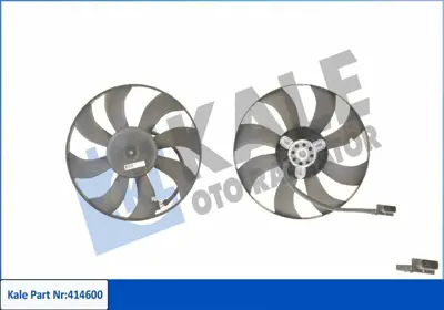 KALE 414600 Fan Motoru (130 - 60w 394mm) Cordoba Ibıza Iv Skoda Fabıa Roomster Fox Polo GM 6Q0959455D