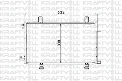 KRAFTVOLL 08060095 Klima Radyatoru Fıat Sedıcı 1.6 16v 06> Suzukı Sx4 06> GM 71743782, GM 71747380, GM 9531079J00, GM 9531079J01, GM 9531079J01A00, GM 9531080J00, GM 9531080J01, GM 82442766, GM 9531079J00000, GM 9531080J00000