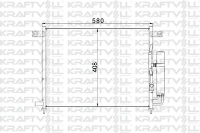 KRAFTVOLL 08060137 Klima Radyatoru Aveo Kalos T200 T250 (560×457.5×18) GM 96469289, GM 96539634, GM 96834083, GM 96539632, GM 96539635, GM 96469288, GM C2S31600, GM C2S44732, GM C2S51782, GM JLM21933