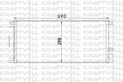 KRAFTVOLL 08060144 Klima Radyatoru Opel Mokka A14net B14net  GM 1850273, GM 95026328, GM 95321793, GM 95465726, GM 1850335, GM 8072051, GM RA7201170, GM 940388