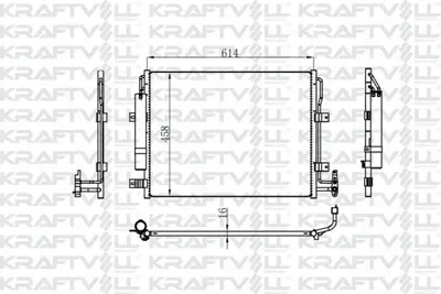 KRAFTVOLL 08060239 Klima Radyatoru 306dt Dıscovery Iv L319 09>18 Range Rover Sport I L320 09>13 GM LR018405, GM LR015556, GM JRB500250, GM JRB500270, GM AH3219C600CA, GM 95200M68KC0