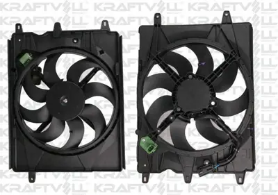 KRAFTVOLL 08120078 Fan Motoru (Davlumbazlı) Egea 1,6 Mjet 1,4 Benzınlı GM 52015585, GM 52052605