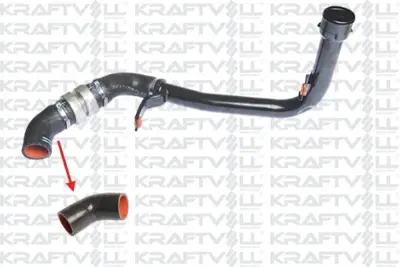 KRAFTVOLL 10030406 Turbo Intercoller Hortumu (Orta Kucuk) Boxer Iıı Jumper Iıı GM 1366746080, GM 1606660380