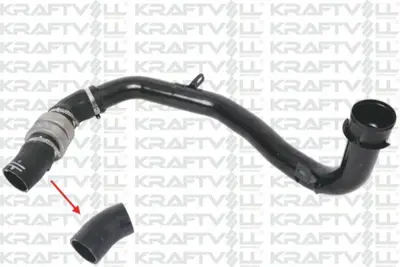 KRAFTVOLL 10032807 Turbo Hortumu Metal Boru Harıc Boxer Iıı Jumper Iıı Ducato Iıı 3.01607404780 GM 1369757080, GM 382QP