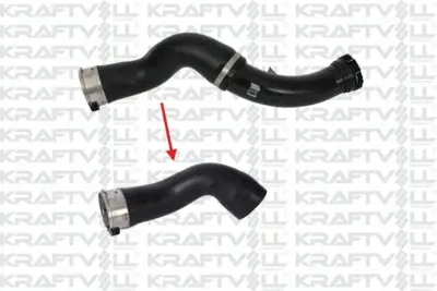 KRAFTVOLL 10033027 Turbo Hortumu (Plastık Boru Harıc) Bmw F20 F30 F35 GM 13717597587