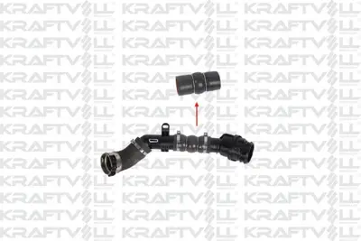 KRAFTVOLL 10034846 Turbo Hortumu Plastık Boru Harıc 2 Kat Polyester Kullanılmıstır Dacıa Dokker Duster Sandero Mercedes GM 6080900400, GM 144607512R