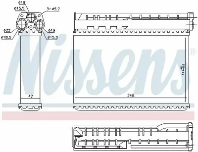 NISSENS 70512 Kalorıfer Radyatoru Bmw E39 E36 Klimalı GM 9172187002