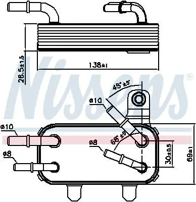 NISSENS 90951 Yag Sogutucusu Defender Dıscovery 3-4 Range Rover 3 Sport1  GM PIB500052