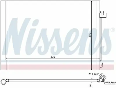 NISSENS 940058 Klima Radyatoru Bmw N57n M57n2 E70 E71 F15 F16 GM 9239992