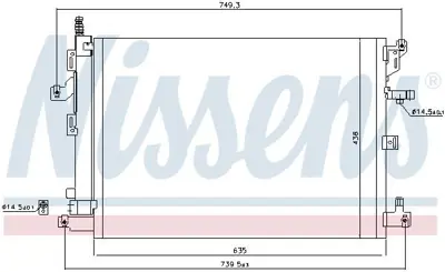 NISSENS 940830 Klima Radyatoru Volvo Xc90 I (275) 2.5 T -3.2 D3-D4 -D5 T6 Awd 02>14  GM 31369510