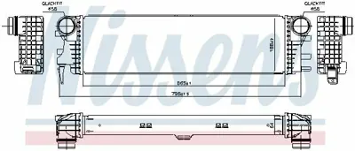 NISSENS 96017 Turbosarj Radyatoru V-Class W447 14> Vıto W447 14> GM A4475011301