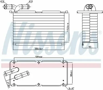 NISSENS 96470 Turbo Radyatoru Intercooler (Manıfolddakı) Caddy Golf Vı Jetta Polo Touran A1 A3 Altea Ibıza Leon To GM 3F145749C