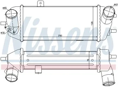 NISSENS 96558 Turbo Radyatoru GM 282712A710