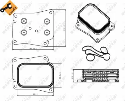 NRF 31320 Yag Sogutucusu (M271) W203 02>07 W204 07>14 C209 02>09 W211 02>08 R171 04>11 GM 2711880401