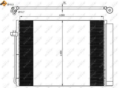 NRF 35906 Klima Radyatoru Bmw N57n M57n2 E70 E71 F15 F16 GM 9239992