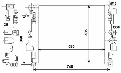 NRF 53801 Motor Su Radyatoru Vıano W639 03> Vıto W639 03> GM 6395010401