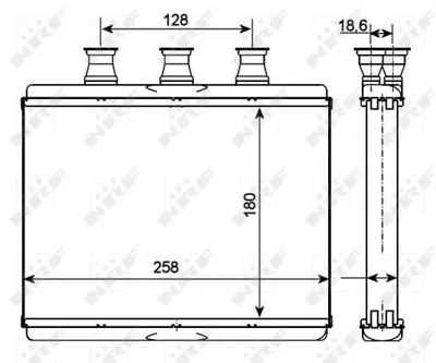 NRF 54278 Kalorıfer Radyatoru Bmw E65 E66 GM 64110394788