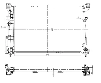 NRF 59239 Motor Su Radyatoru X156 13> W176 12>18 W246 12>18 C117 13>19 GM 2465001403