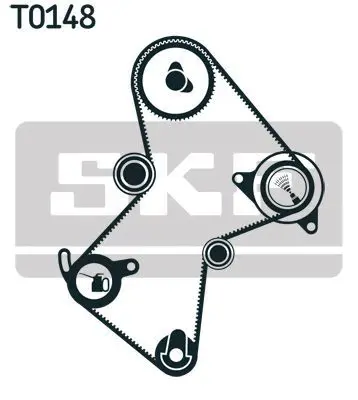 SKF VKMA 06125 Triger Seti Renault Espace-Laguna-Megane-Scenıc, Volvo S40-V40 (1.9 D.) GM 1987948678, GM 24805, GM 530003810, GM K025486XS, GM KH71, GM KTB195, GM SK1084