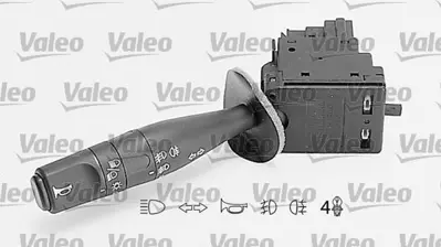 VALEO 251281 Far Sınyal Korna Ve Arka Sıs Kumanda Kolu (Sıyah) P306 1,4 - 1,6 - 1,9 - 1,9d 01> GM 625370