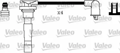 VALEO 346351 Ateşleme Kablo Takım Honda Cr-V 16v 99 GM 32722P75A01, GM T985B