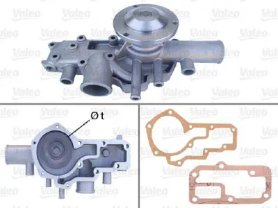 VALEO 506043 Su Pompası R18 GM 32873358, GM 7701466421